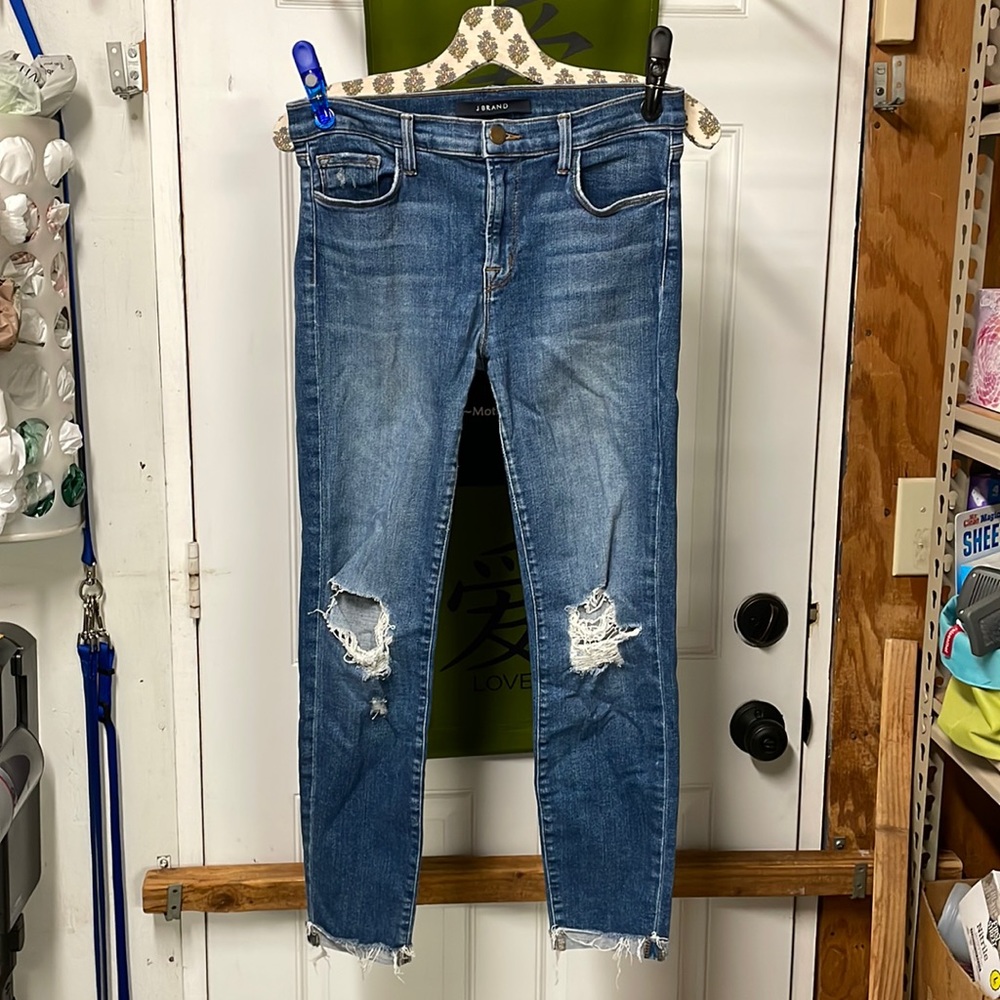 J Brand Jeans - distressed/skinny ankle length